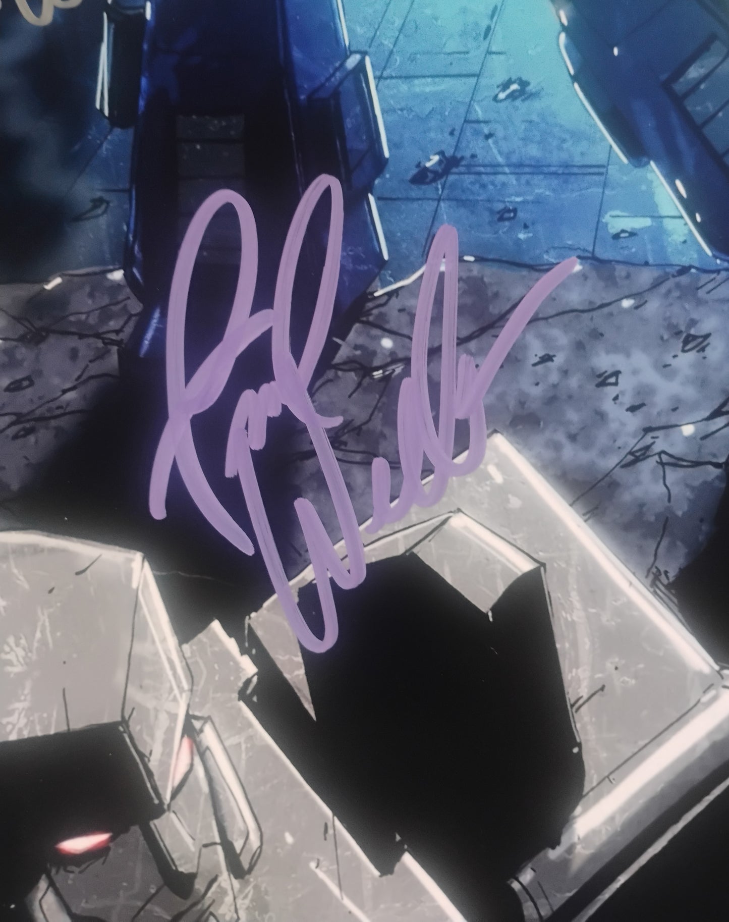 Peter Cullen & Frank Welker Hand Signed Autograph 11x14 Photo COA Transformers