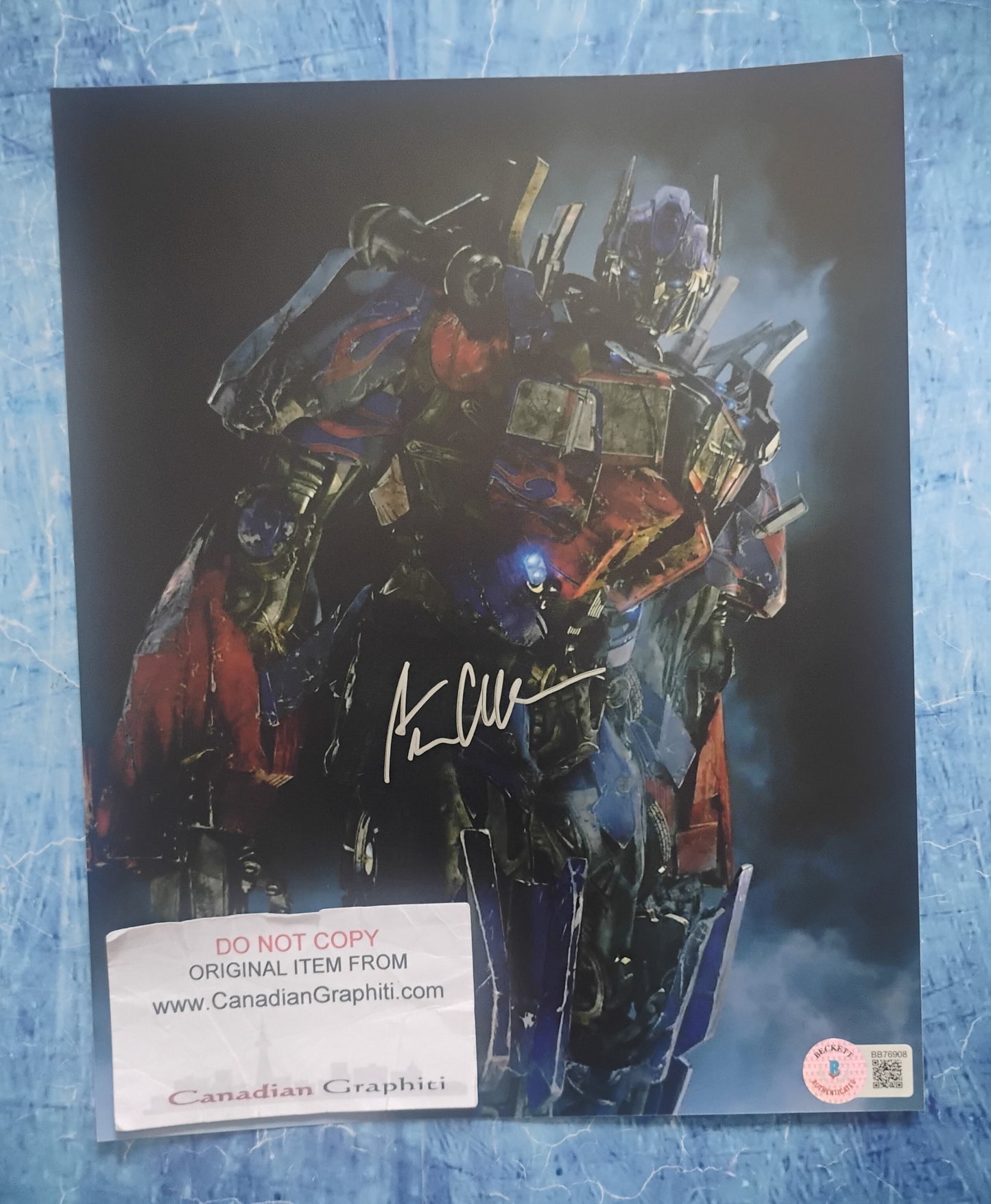 Peter Cullen Hand Signed Autograph 8x10 Photo BAS COA Transformers