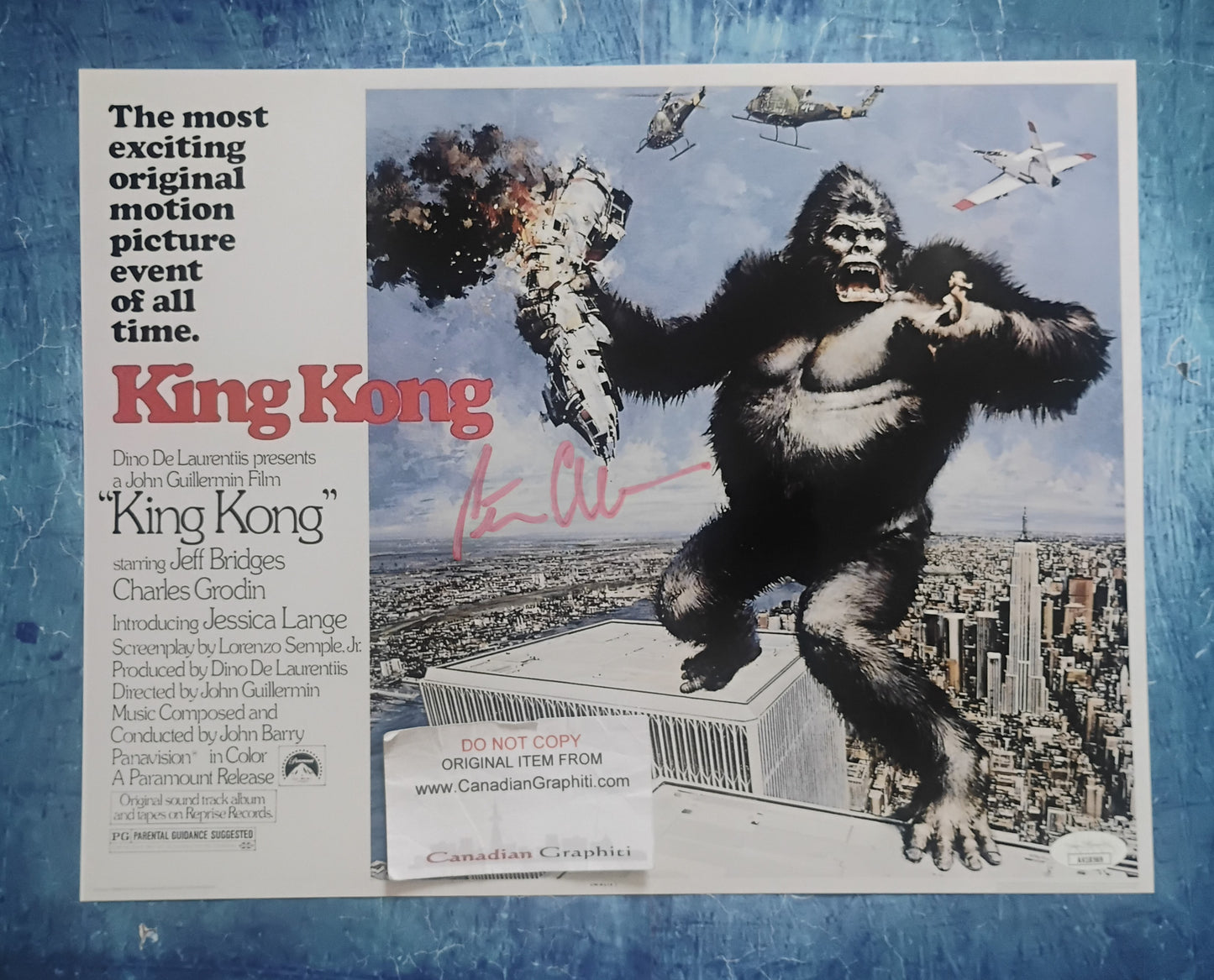 Peter Cullen Hand Signed Autograph 11x14 Photo JSA COA King Kong