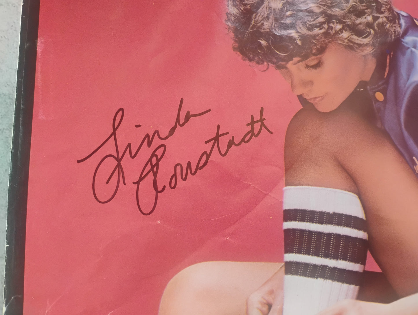 Linda Ronstadt Hand Signed Autograph Record Insert COA