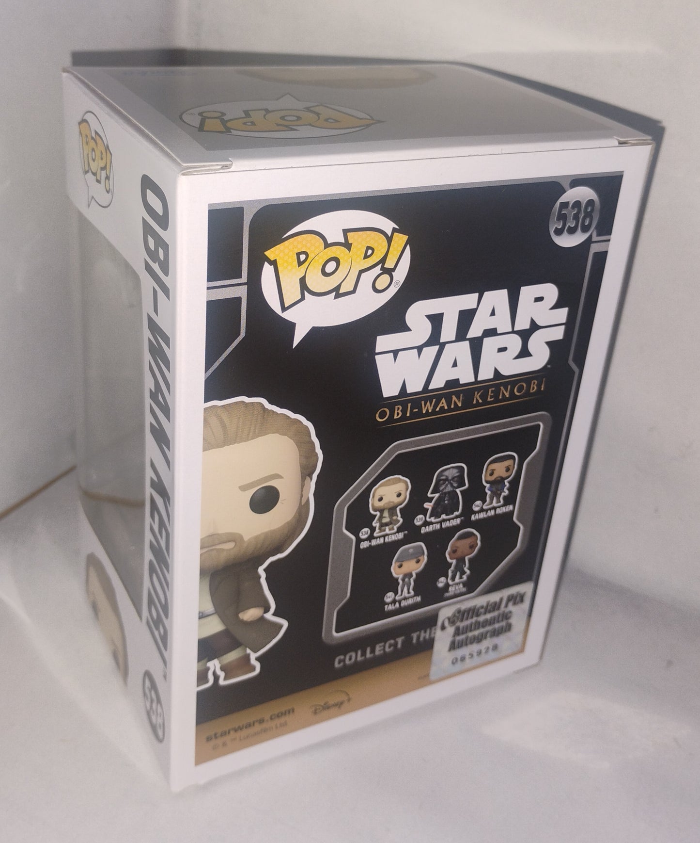 Ewan McGregor Hand Signed Autograph Obi-wan Kenobi Funko Pop COA Star Wars