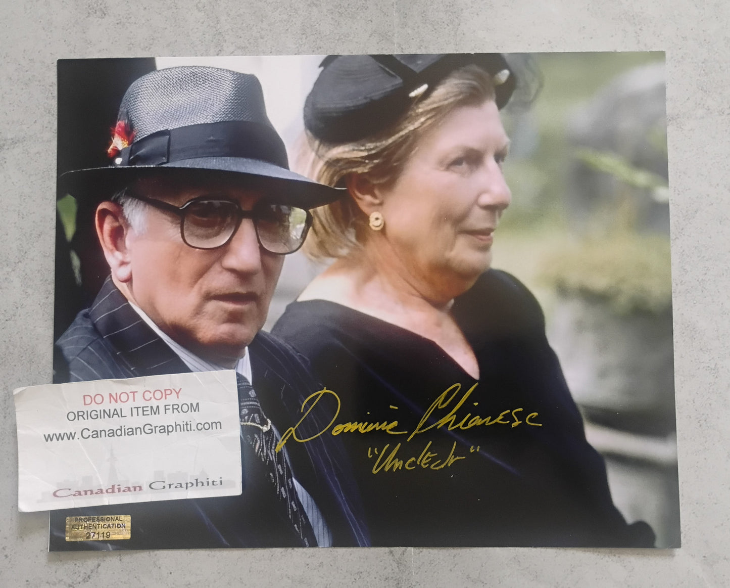 Dominic Chianese Hand Signed Autograph 8x10 Photo COA The Sopranos