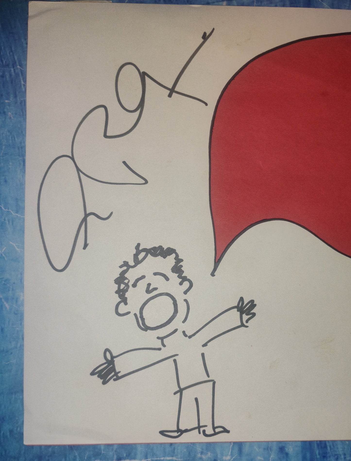 Alec Baldwin Hand Signed Autograph Sketch JSA COA