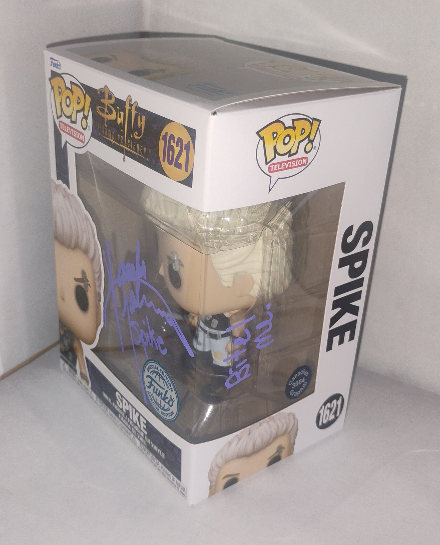 James Marsters Hand Signed Autograph Spike Funko Pop COA