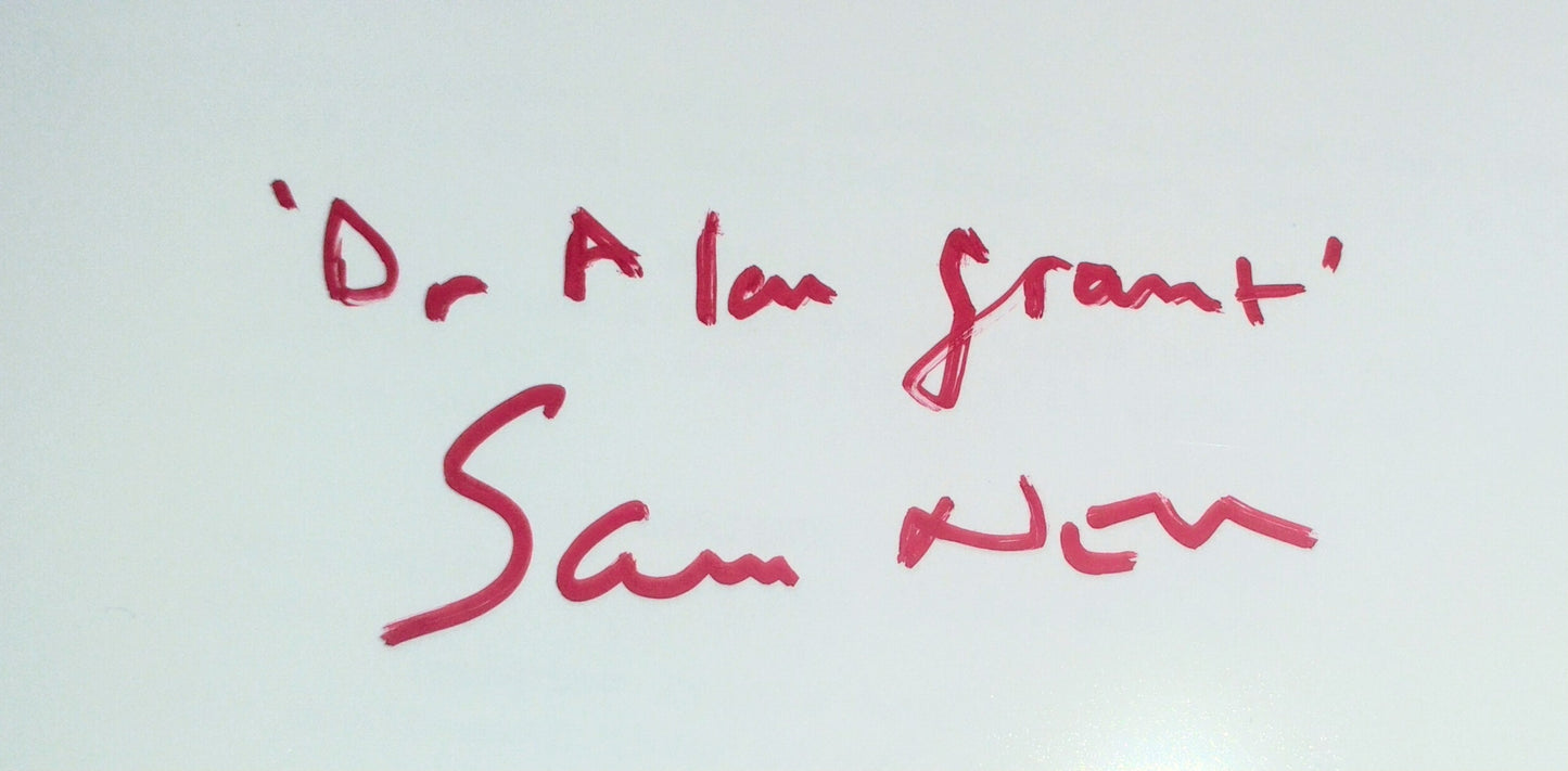 Sam Neill Hand Signed Autograph Jurassic Park 3 Script COA