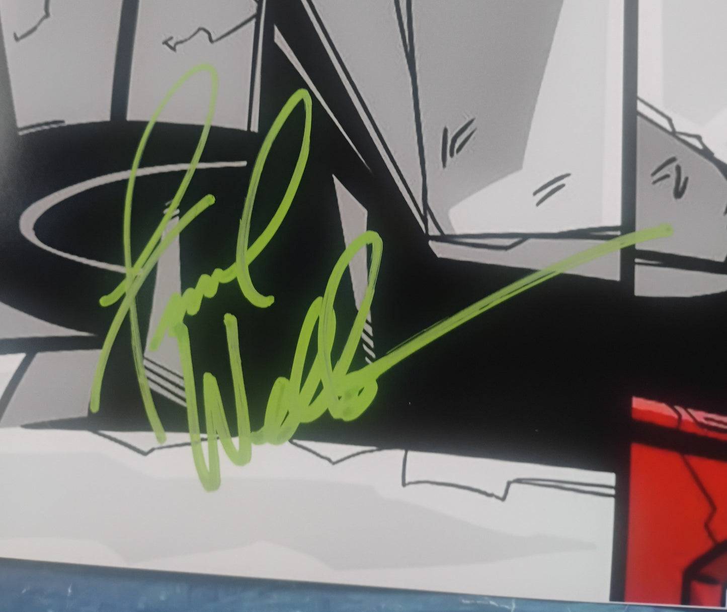 Peter Cullen & Frank Welker Hand Signed Autograph 11x14 Photo COA Transformers