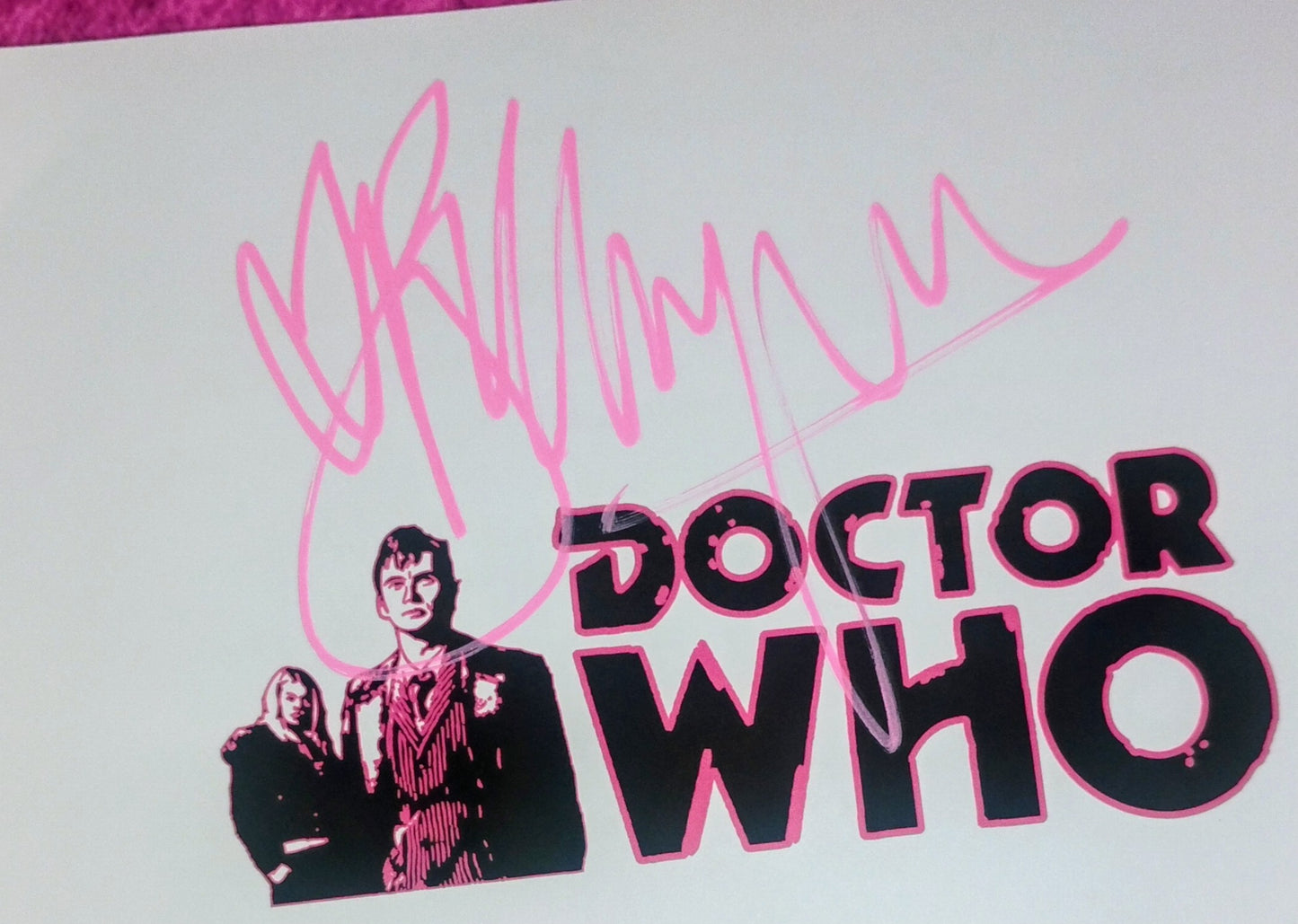 Doctor Who 4x Cast  Hand Signed Script COA David Tennant, Billie Piper, Noel Clarke & Camille Coduri