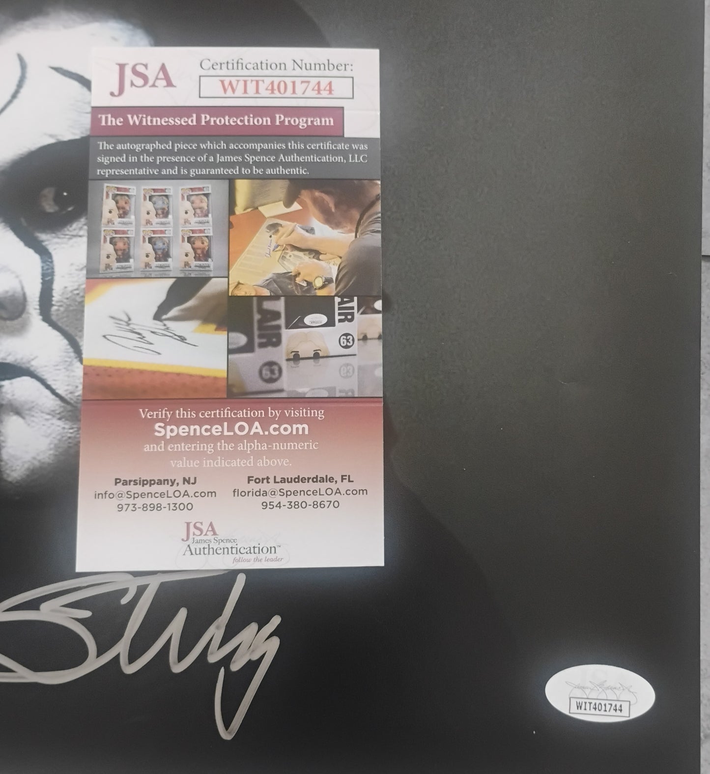 Sting Hand Signed Autograph 8x10 Photo JSA COA