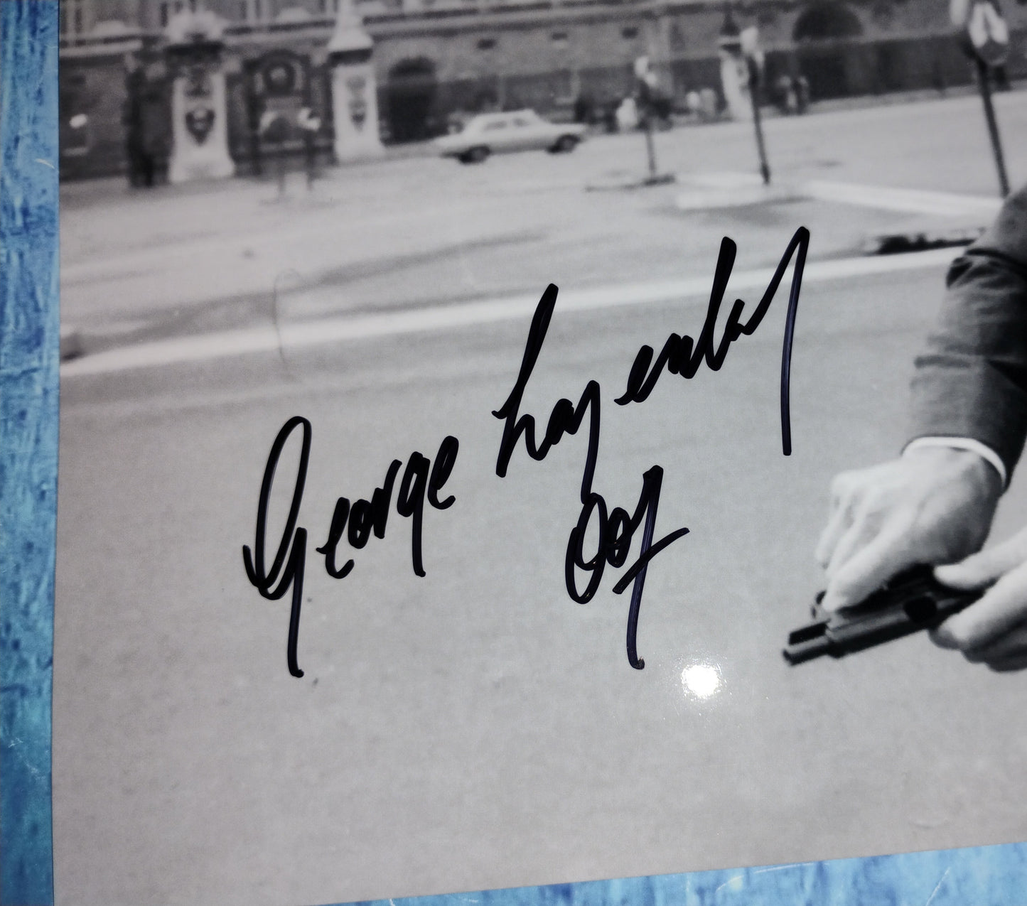 George Lazenby Hand Signed Autograph 8x10 Photo COA James Bond