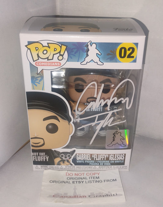 Gabriel Iglesias Fluffy Hand Signed Autograph Funko Pop JSA COA