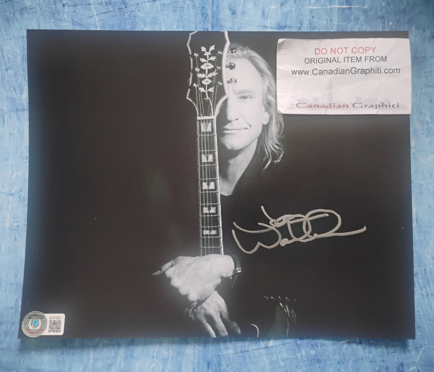 Joe Walsh Hand Signed Autograph 8x10 Photo BAS COA The Eagles