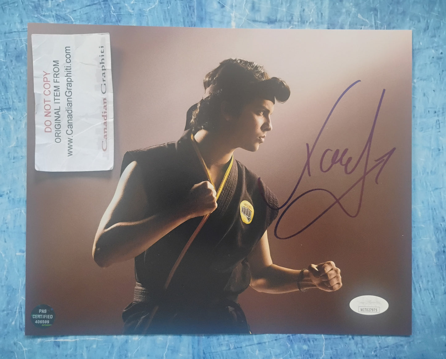 Xolo Mariduena Hand Signed Autograph 8x10 Photo JSA COA Cobra Kai