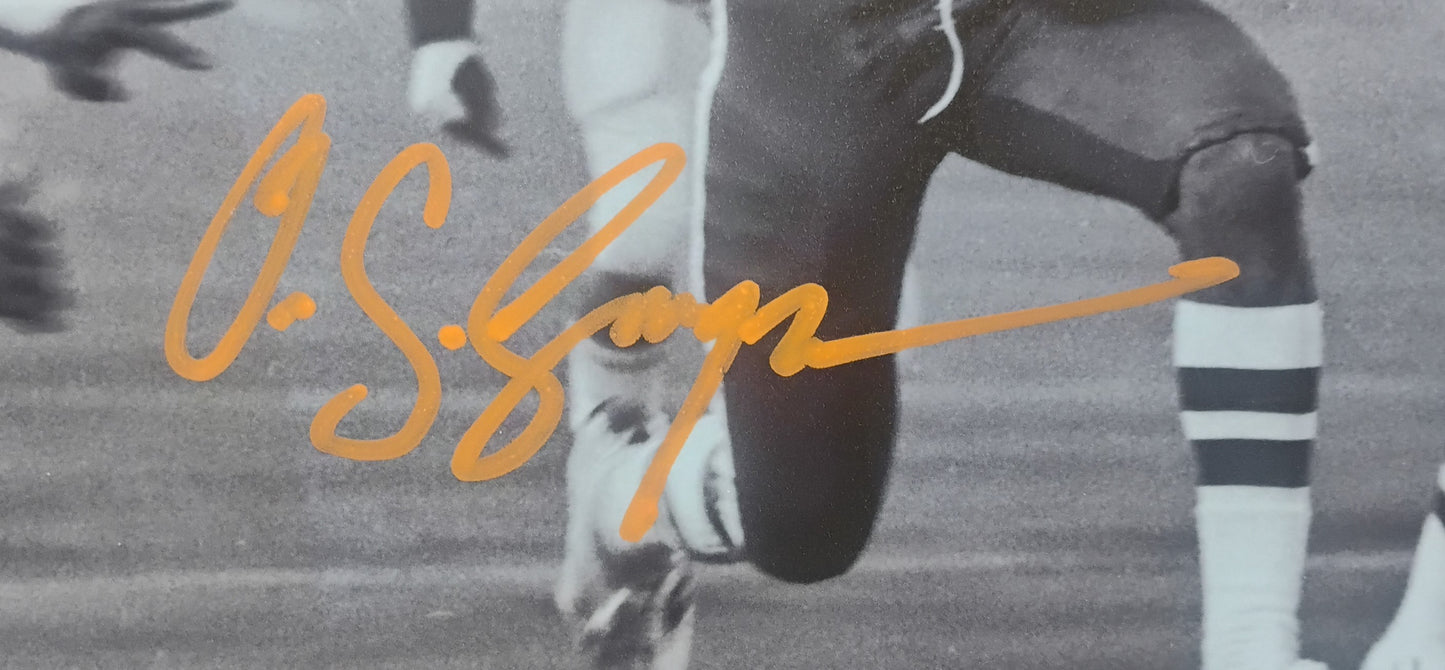 OJ Simpson Hand Signed Autograph 8x10 Photo COA