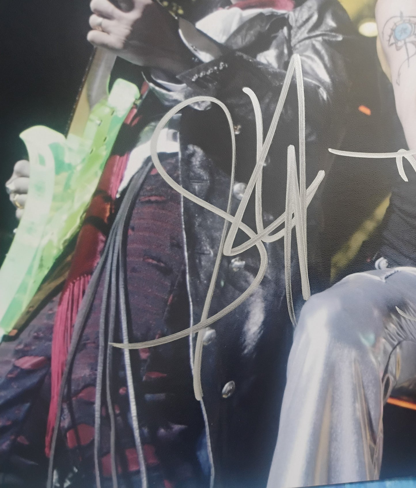 Joe Perry & Steven Tyler Hand Signed Autograph 8x10 Photo JSA COA Aerosmith