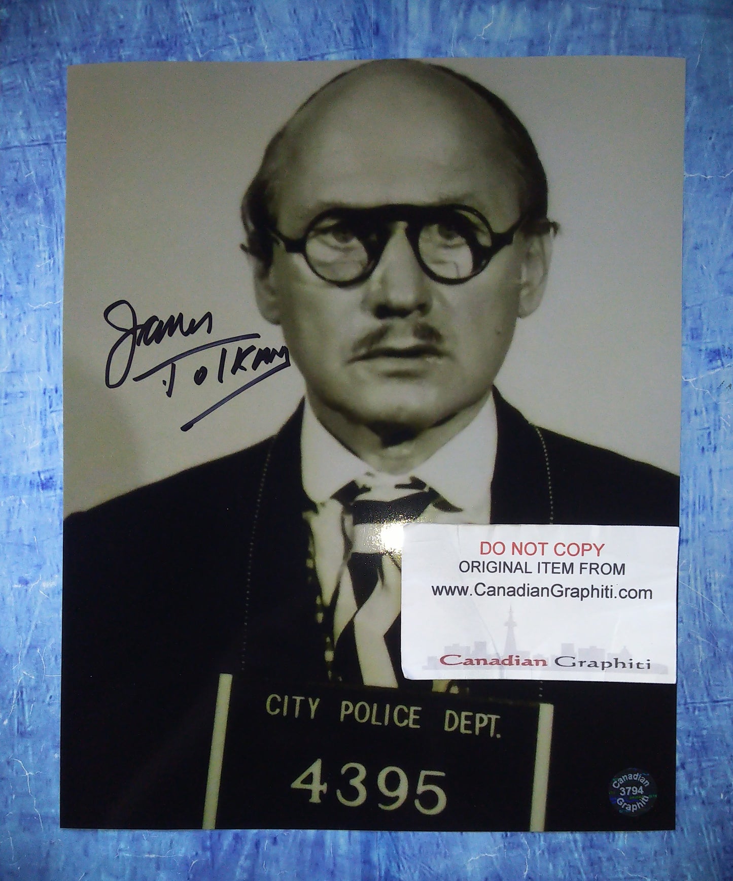 James Tolkan Hand Signed Autograph 8x10 Photo COA Dick Tracy