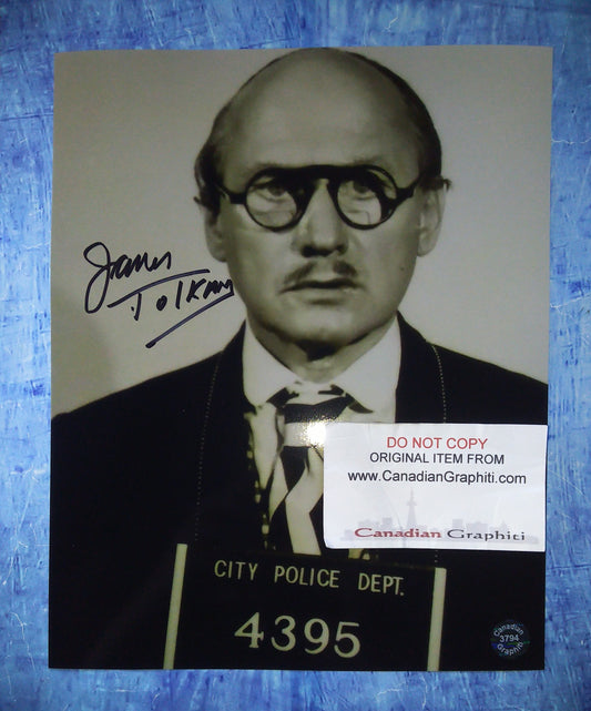 James Tolkan Hand Signed Autograph 8x10 Photo COA Dick Tracy