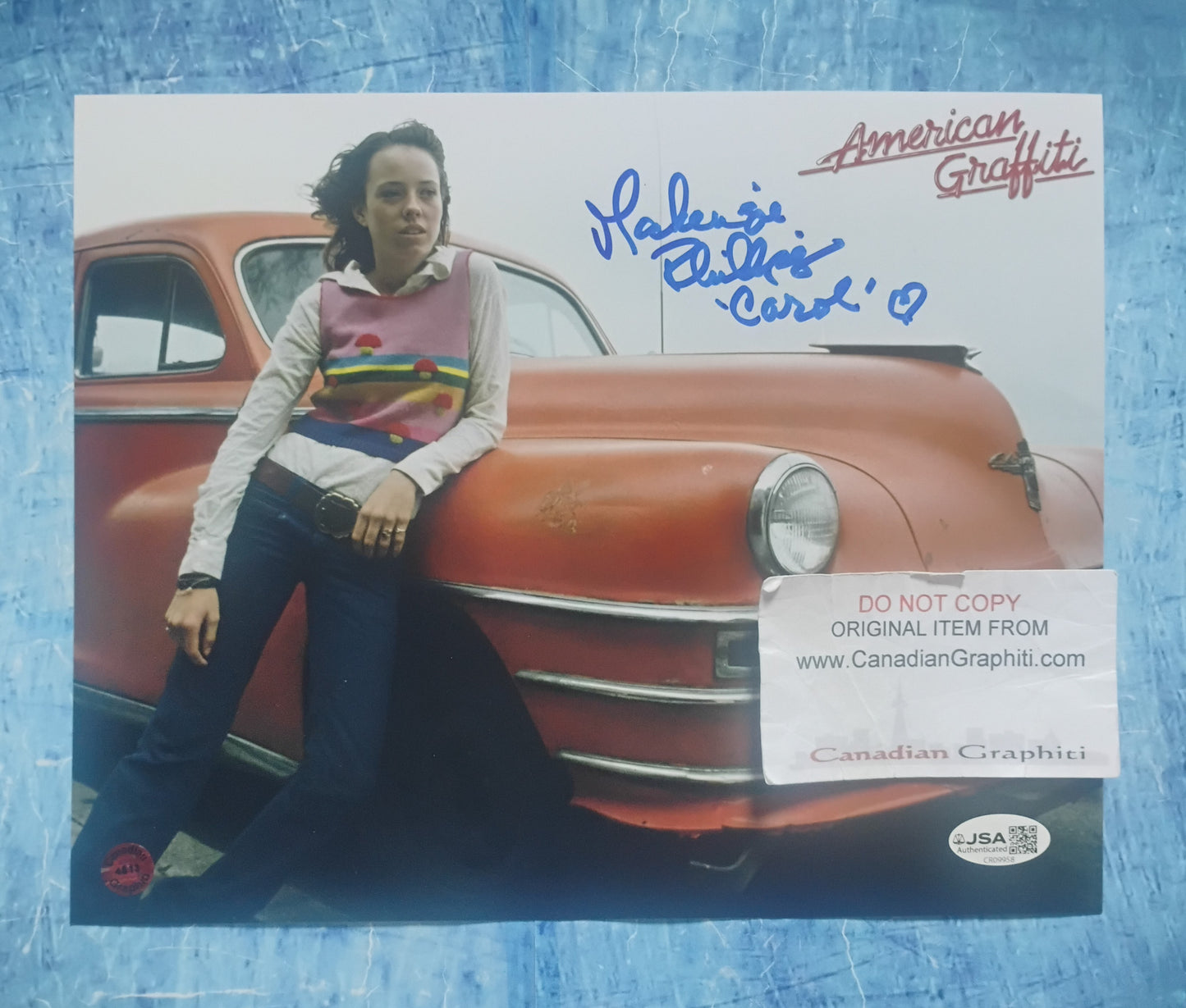 Mackenzie Phillips Hand Signed Autograph 8x10 Photo JSA COA American Graffiti