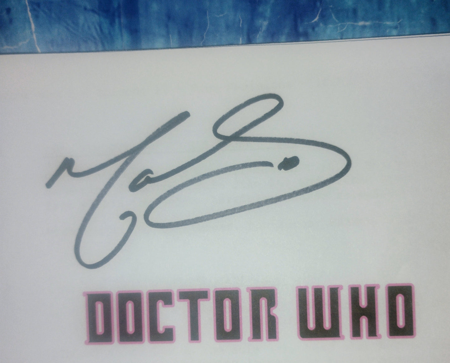 Doctor Who 3x Hand Signed Autograph Script COA Matt Smith