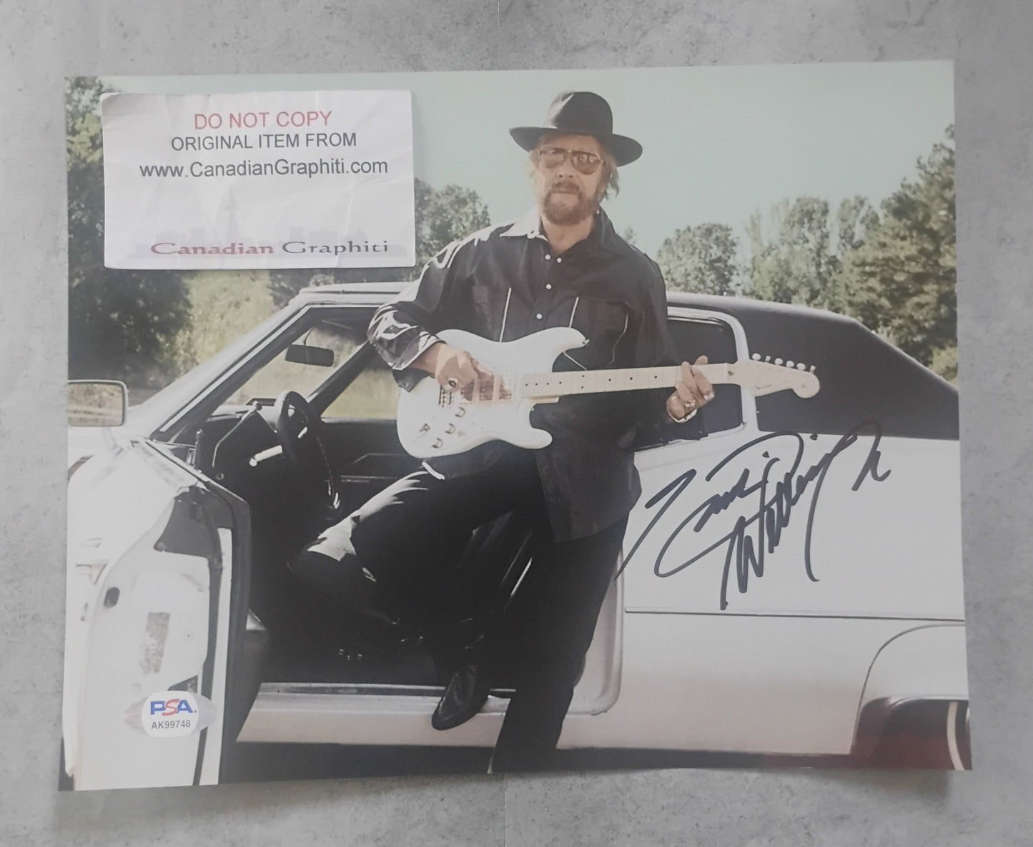 Hank Williams Jr Hand Signed Autograph 8x10 Photo PSA COA