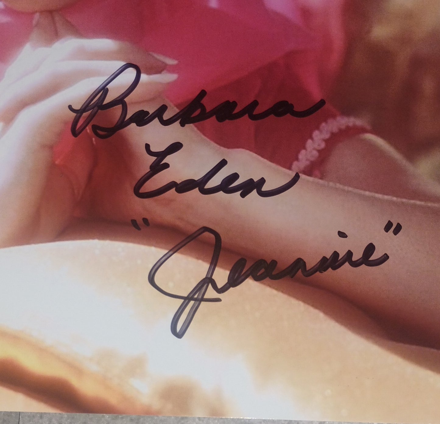 Barbara Eden Hand Signed Autograph 8x10 Photo COA I Dream Of Jeannie