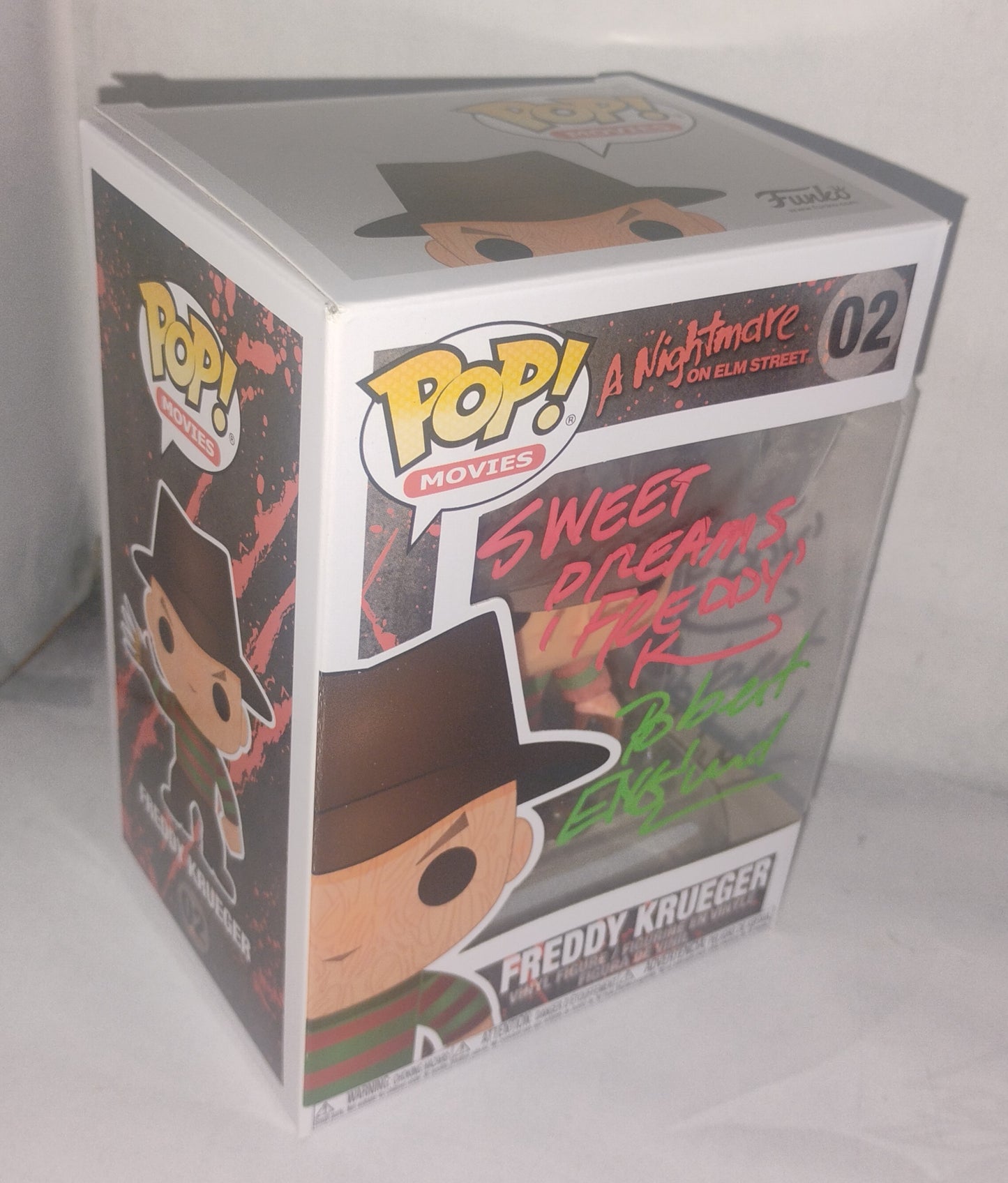 Robert Englund Hand Signed Autograph Freddy Krueger Funko Pop COA