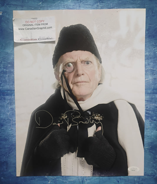 David Bradley Hand Signed Autograph 11x14 Photo JSA COA Doctor Who