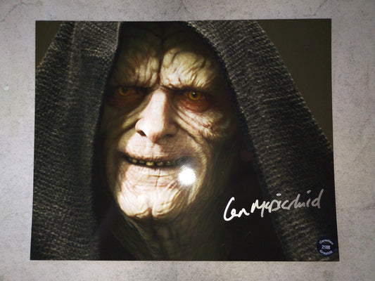 Ian McDiarmid Hand Signed Autograph 8x10 Photo COA Star Wars Emperor