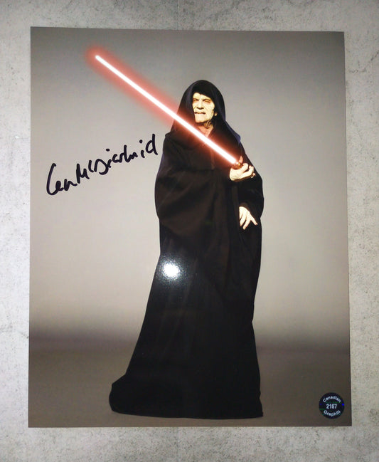 Ian McDiarmind Hand Signed Autograph 8x10 Photo COA Star Wars Emperor Palpatine