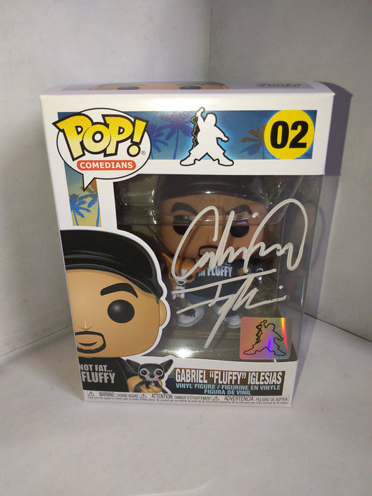 Gabriel Iglesias Hand Signed Autograph Fluffy Funko Pop