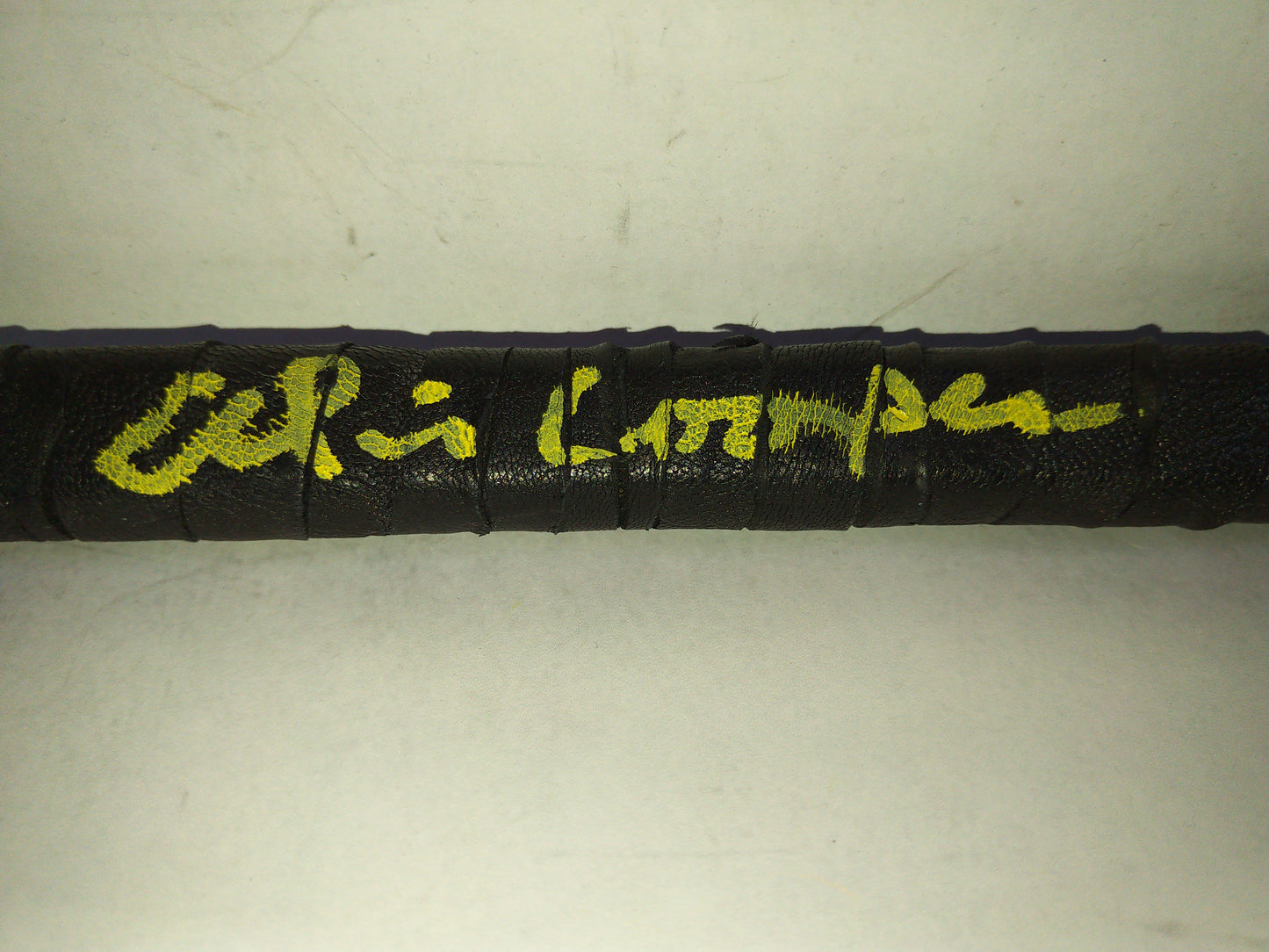 Alice Cooper Hand Signed Autograph Stage Prop Whip JSA