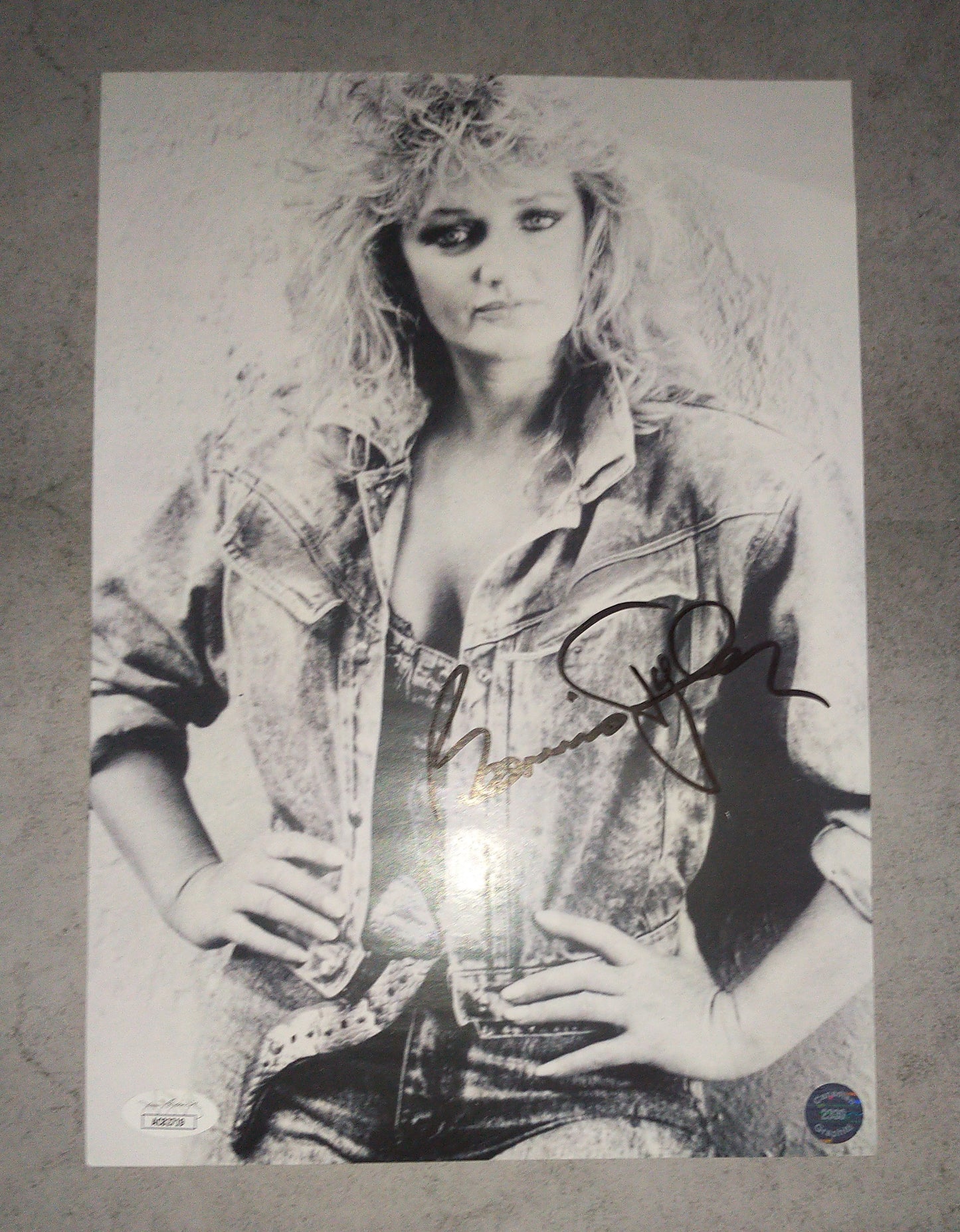 Bonnie Tyler Hand Signed Autograph Photo COA