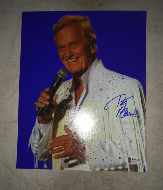 Pat Boone Hand Signed Autograph 8x10 Photo