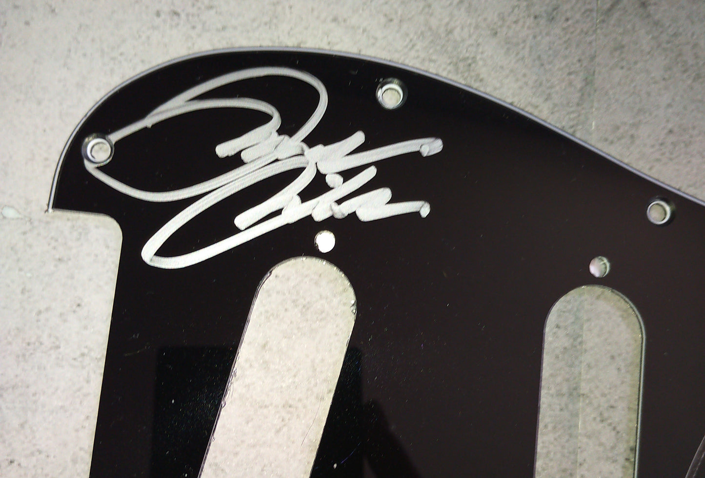 Greta Van Fleet Hand Signed Autograph Guitar Pick Guard COA